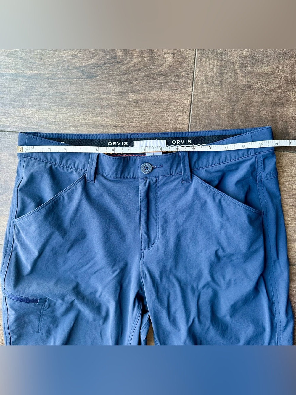 Orvis Convertible Blue Performance Tech Pants – Womens Size 10 - Roll Up Capri - Picture 13 of 16